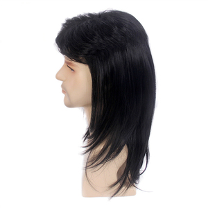 Perruque longue rétro européenne et américaine des années 80 pour hommes Perruque Halloween <span class=keywords><strong>Disco</strong></span> Rock Perruque Joedirt transfrontalière - Product Image 3