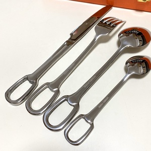 Customized Hot Selling European Style Rings Silver Stainless Steel Cutlery Set 304 Stainless Steel <b>Flatware</b> Set - Product Image 2