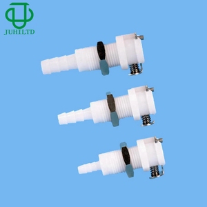 Pvdf <b>hose</b> fitting Pipe Fitting female Male NPT Thread Bend Shape Low Pressure quick release Plumbing Connector Injection Molding - Product Image 1