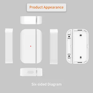 5 anni di durata della batteria porta e finestra sensore aperto/chiuso sistema di allarme di sicurezza domestica 433Mhz