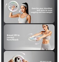 Anneau de gravité multifonctionnel en ABS pour hommes, entraîneur musculaire du bras et du torse, renforceur de poignet, extenseur de poitrine pour usage intérieur