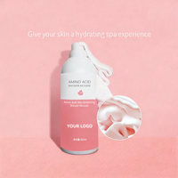 Produits de soin de la peau en marque privée, mousse nettoyante pour le corps aux acides aminés, blanchissant naturellement, hydratant, mousse de douche bio-bulles, OEM