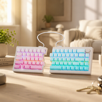 Clavier mécanique rétroéclairé RVB sans fil Zornher ST68 haute performance, clavier de jeu à commutation à chaud USB Type-C, anglais