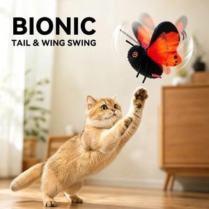 ZMaker 2026 Nouveau jouet papillon intelligent à détection de mouvement, jouet interactif pour chat, papillon électrique pour chat, adapté aux jeux en intérieur - Product Image 1
