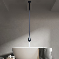 Robinet de lavabo à capteur intelligent moderne en laiton robinets d'évier à eau froide chaude mélangée sans contact lavabo plafond robinet de salle de bain