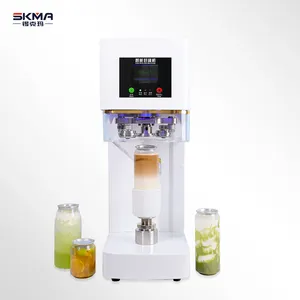 High Quality Automatic Intelligent Can Sealing Machine Can Seal Various Of Sizes Milk Tea Cans Sealer Machine