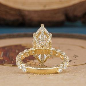 Bagues en diamant de haute joaillerie, fabriquées avec une attention méticuleuse aux détails, présentant de magnifiques diamants étincelants - Product Image 6