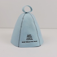 Chapeau de sauna 100% laine, directement de l'usine, épaisseur 2-4 mm, isolation thermique pour le yoga et la bain de vapeur