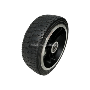 Werksdirektverkauf <span class=keywords><strong>5</strong></span> Zoll Aluminiumlegierung Massivgummi-Räder, Trolley-Roller sind leis und haben starke Tragfähigkeit - Product Image 3