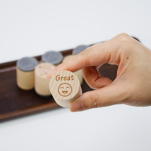 แสตมป์ยางไม้ทรงกลมหลากหลายลวดลาย เหมาะสำหรับครูใช้เป็นของเล่น<span class=keywords><strong>สอน</strong></span><span class=keywords><strong>ภาษา</strong></span>อังกฤษ - Product Image 2