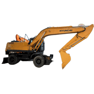 Hyundai R210-7 Mini pelle sur pneus d'occasion/seconde main avec des composants de noyau de moteur de pompe à moteur en bon état Prix compétitif - Product Image 1