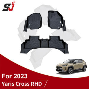 แผ่นรองพื้นรถยนต์ TPE 5D คุณภาพสูงสำหรับรถยนต์โตโยต้า ยาริส ครอส พวงมาลัยขวา - Product Image 4