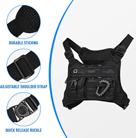 Sac de poitrine pour hommes Offre Spéciale durable personnalisé utilitaire poitrine plate-forme sac pour la course en plein air