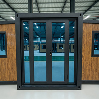 Maison conteneur modulaire de luxe extensible, étanche, résistante au feu, avec panneaux sandwich, tube solaire, design moderne, écologique, préfabriquée