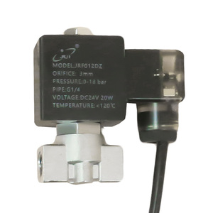 โซลินอยด์วาล์ว JRU รุ่น JRF012DZ G1/4 DC24V 20W วาล์วควบคุมน้ำและอากาศ - Product Image 1