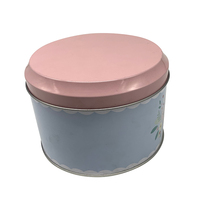 Boîte en fer blanc carrée noire personnalisée avec impression et gaufrage, modèle HB022, marque Bowang/OEM pour cosmétiques