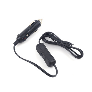 Car cigarette lighter <b>plug</b> conversion line, <b>switch</b> power cord, extension cord, connecting wire, male connector, car universal co - Product Image 5
