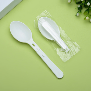 Có Thể Gập Lại Dùng Một Lần Nhựa Nĩa Và <span class=keywords><strong>Spoon</strong></span> Set Sinh Thái Thân Thiện Du Lịch Dao Kéo Cho Mì Món Tráng Miệng - Product Image 5