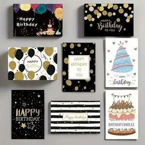 การ์ดอวยพร<span class=keywords><strong>วัน</strong></span><span class=keywords><strong>เกิด</strong></span>พร้อมซอง  โลโก้สั่งทำได้  การ์ดวัน<span class=keywords><strong>เกิด</strong></span>จำนวนมากพร้อมข้อความทั่วไปแบบสั้น 20 แบบดีไซน์ที่ไม่ซ้ำกัน  กระดาษเคลือบด้าน - Product Image 3