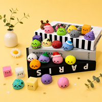 Boîte Mystère de Noël : Jouet Anti-Stress en Époxy à Rebond Lent, Formes Alimentaires et Animaux Assorties, Squishy Décompression, pour Enfants de 5 à 7 Ans et Plus, Unisexe