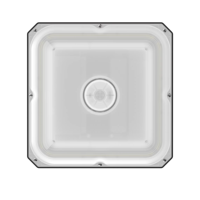   Plafonnier LED encastré extérieur en aluminium moulé sous pression 40W, 135lm/W, 3CCT pour station-service et entrepôt