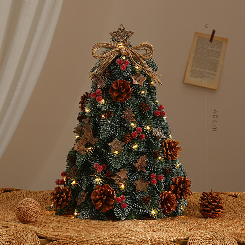 Pe christmas tree with lights-40cm log nobesson package