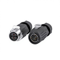 Connecteur étanche mâle et femelle LP20 pour soudure, connecteur d'alimentation LED extérieur, connecteur de voiture, modèle EW-LP20 250V/500V