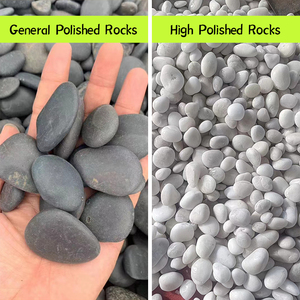 Venta de fábrica Fino pulido Black River Rock Guijarros <span class=keywords><strong>Grandes</strong></span> Black Pebble Stones <span class=keywords><strong>para</strong></span> paisajismo <span class=keywords><strong>Jardín</strong></span> - Product Image 5