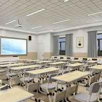 Ensembles de tables et chaises d'école individuels, bureaux d'école réglables en hauteur