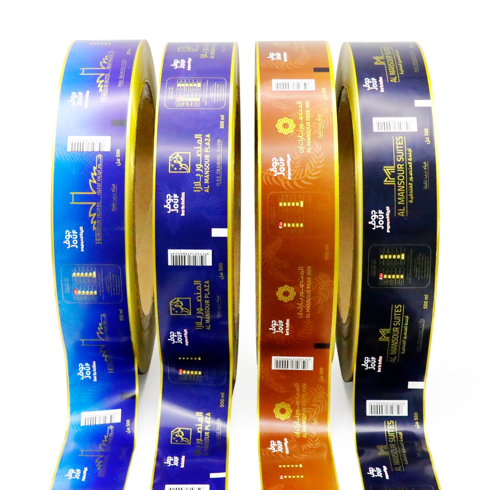 Oem Professional Design Water Bottle Logo Labels Bopp Packaging Labels