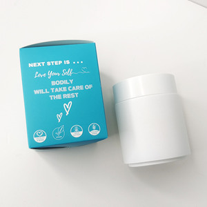 Empty Round Clear Cosmetic <b>Container</b> Frost Transparent 30ml 50ml Mini Glass Eye Cream Jar with Sliver Lid - Product Image 5