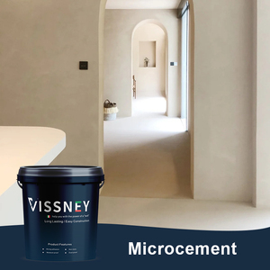Peinture microciment acrylique Vissney décorative pour intérieur, pour murs et sols, couleurs personnalisées, durée de vie de 20 ans - Product Image 2