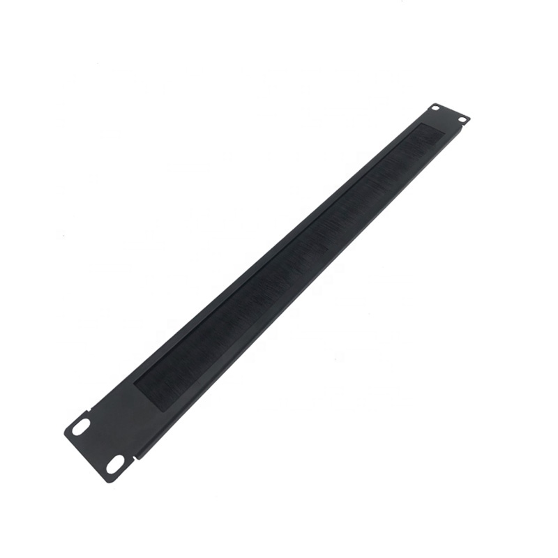 1U тип щетки прокладки кабелей 19 "шкаф для одежды Аксессуары кабельный организатор с кистью