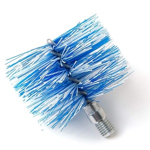 Custom Made <b>Round</b> Chimney <b>Brush</b> With Plastic Bristles 80mm 100mm 150mm <b>Brush</b> Head Long Handle For Home Cleaning - Product Image 3