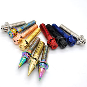 Staal Titanium Roestvrij Staal M6 M7 M8 12 Punts Flensbout Voor 3-delige Wiel Assemblage Split Velg - Product Image 1