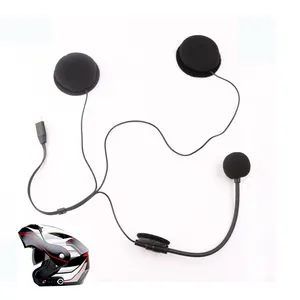 2020 आधा चेहरा सवार हेलमेट ऑडियो मोटरबाइक माइक्रोफोन मोटरसाइकिल हेलमेट माइक्रोफोन कार्रवाई कैमरा माइक्रोफोन - Product Image 1