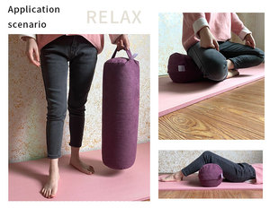 Gối Ôm Tập Yoga Thoải Mái Gối Vỏ Kiều Mạch Hữu Cơ Cho Yoga Gối Trang Trí Nhà Có Thể Tháo Rời Kích Thước Tùy Chỉnh - Product Image 4