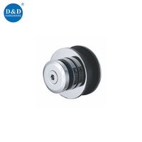 Accessoires de salle de bain en acier inoxydable pour douche, système de porte coulissante en verre, quincaillerie pour tube carré