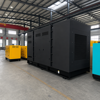 Générateur diesel silencieux insonorisé de 550 kW, refroidi par eau, triphasé 400 V, démarrage automatique ATS pour alimentation de secours en centre de données