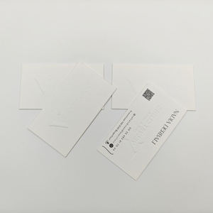 Cartes de vœux et de remerciement en papier couché de luxe, écologiques, avec impression CMJN, texture, taille personnalisée, logo, pour entreprises, vente en gros directe usine - Product Image 4