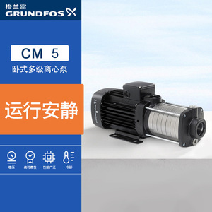 Grundfos Horizontal Multistage Centrifugal Pump Cm5 Series Stainless Steel For Manufacturing - Product Image 3