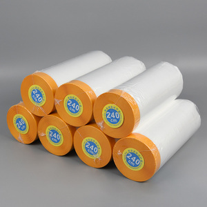 Pellicola Protettiva Pre-Adesiva e Nastro in Plastica, Rotolo Assortito di Pellicola e Carta <span class=keywords><strong>per</strong></span> <span class=keywords><strong>Mascheratura</strong></span> <span class=keywords><strong>per</strong></span> <span class=keywords><strong>Verniciatura</strong></span> Automobilistica - Product Image 1