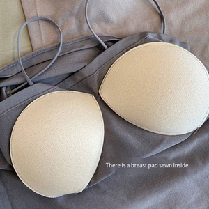 Camisola de Mujer de Primera Calidad con Copa Integrada, Sin Necesidad de <span class=keywords><strong>Sujetador</strong></span>, para Uso Diario y Salidas - Product Image 2