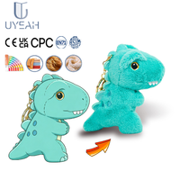 Jouet en peluche dinosaure banane personnalisé UYEAH CE/EN71/ASTM/CPC/GRS, taille sur mesure, peluche douce, poupée en peluche, cadeau pour enfants