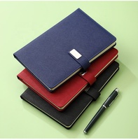 Artículos de Regalo Promocionales de Lujo al por Mayor, Cuaderno Personalizable para Regalos Empresariales, Juego de Regalo con Termo, Bolígrafo y Botella