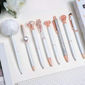 Low Moq Quicksand Stylus Metal Gel Pen Kawaii Bolígrafos con logotipo personalizado con bolígrafos con logotipo personalizado - Product Image 3