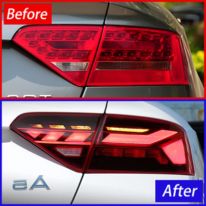 Montaje de luces traseras de coche para <span class=keywords><strong>Audi</strong></span> <span class=keywords><strong>A5</strong></span> A5L S5 RS5 <span class=keywords><strong>2008</strong></span>-2016 LED Auto luces traseras actualización 2021 estilo dinámico luces traseras Accesorios - Product Image 3
