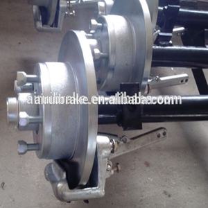 <span class=keywords><strong>Essieu</strong></span> droite ronde pour <span class=keywords><strong>remorque</strong></span> de <span class=keywords><strong>bateau</strong></span>, accessoire assemblé complet avec frein à disque, livraison gratuite - Product Image 3