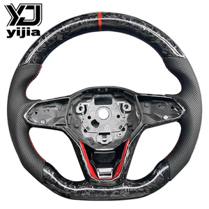 Volante de Fibra de Carbono Forjado para Volkswagen Golf 8GTI, Modificación Personalizada, Mejora Deportiva, Suministro Transfronterizo de China - Product Image 1