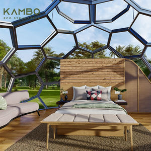 Kit de tente géodésique en verre igloo dôme 4 saisons étanche pour extérieur de 10m et 29.53 pieds pour hôtel tente à boules avec couvercle en verre - Product Image 6